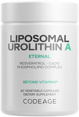 Codeage Liposomal Urolithin A bottle front for easy daily wellness.