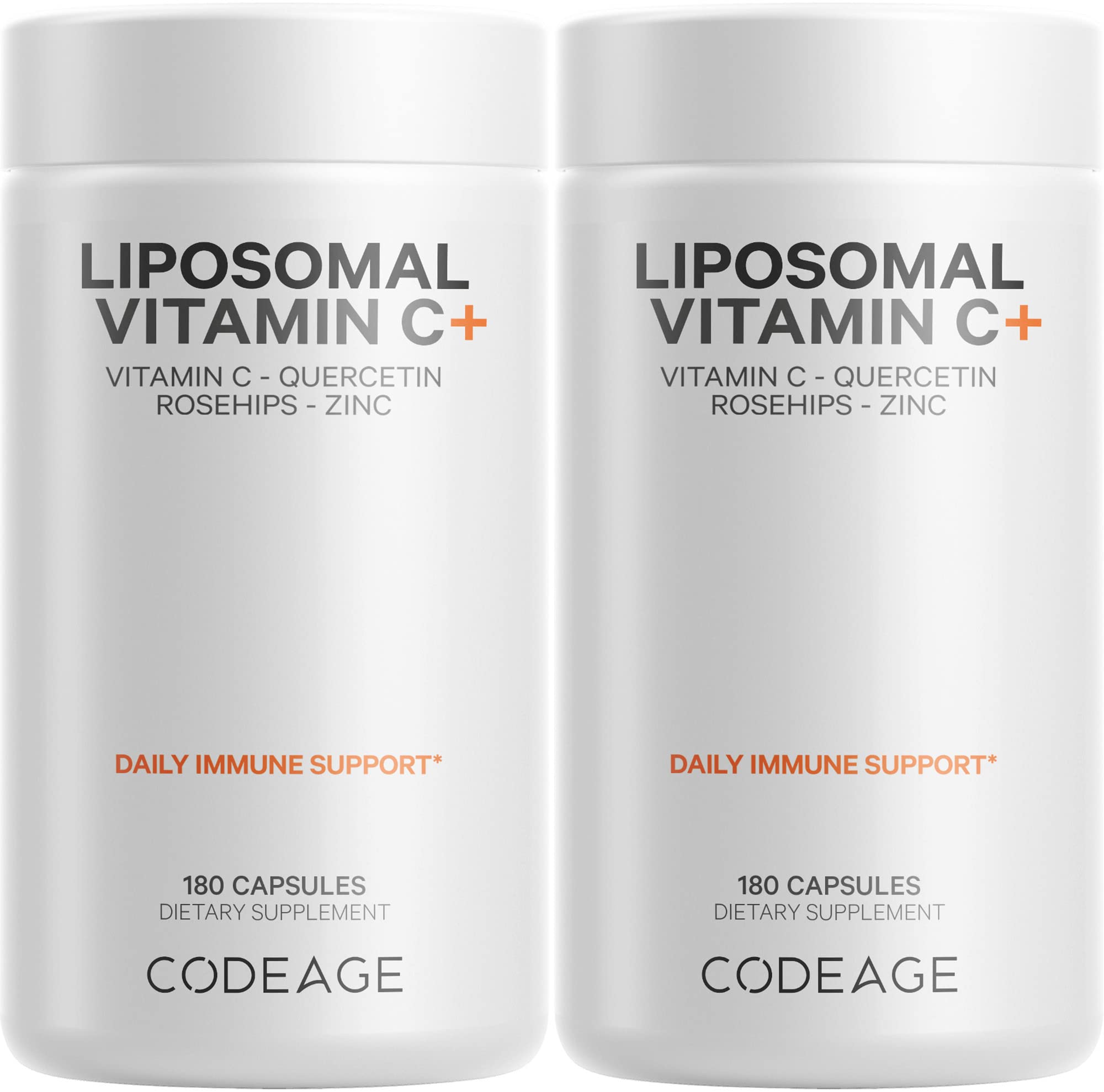 Codeage Liposomal Vitamin C bottle highlights high-potency formula for daily wellness
