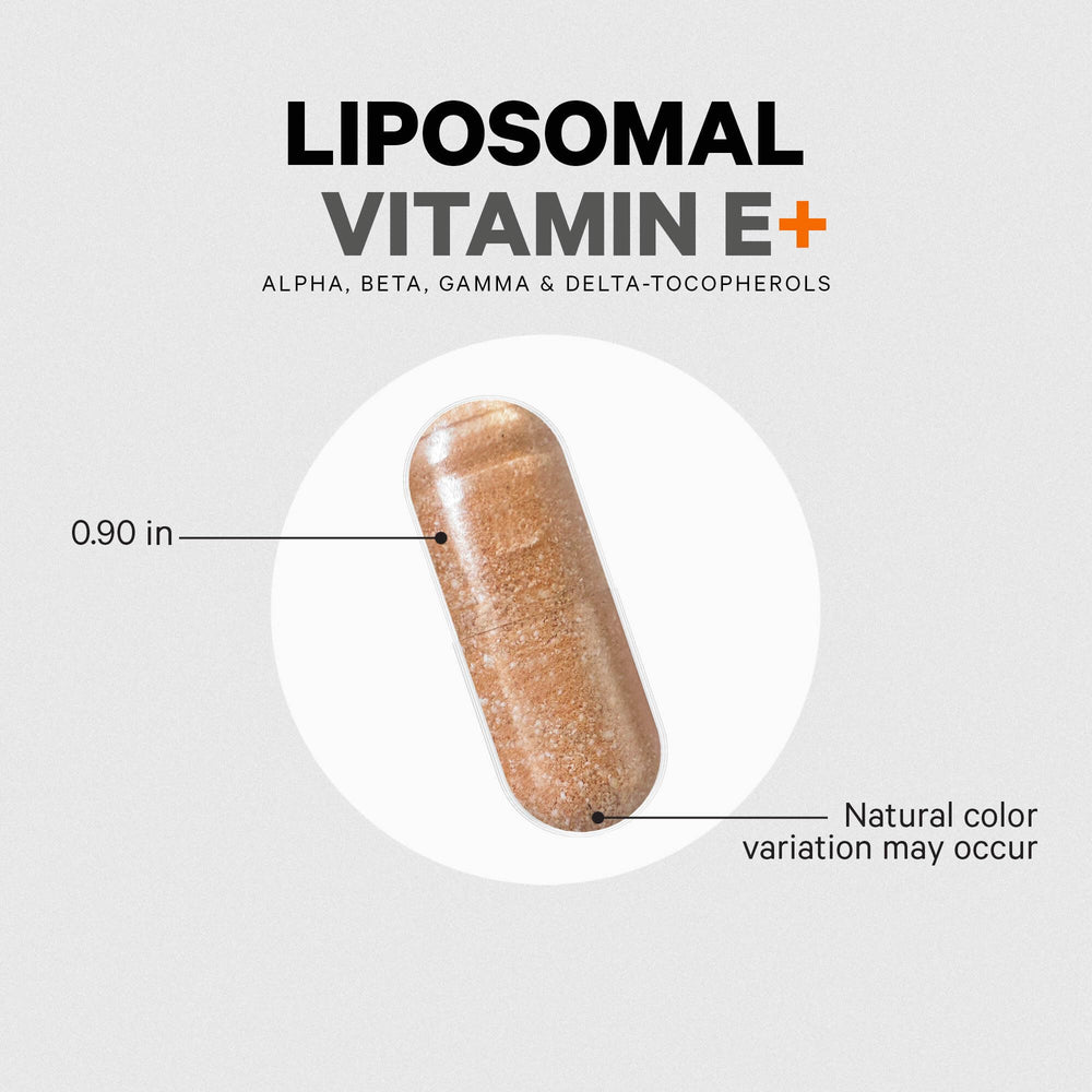 Codeage Liposomal Vitamin E packaging indicates USA-made quality