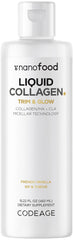 Codeage Liquid Collagen Vanilla bottle ready for daily intake with smooth texture