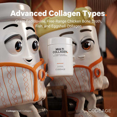 Codeage Multi Collagen Ashwagandha and Amla blend detail for wellness support