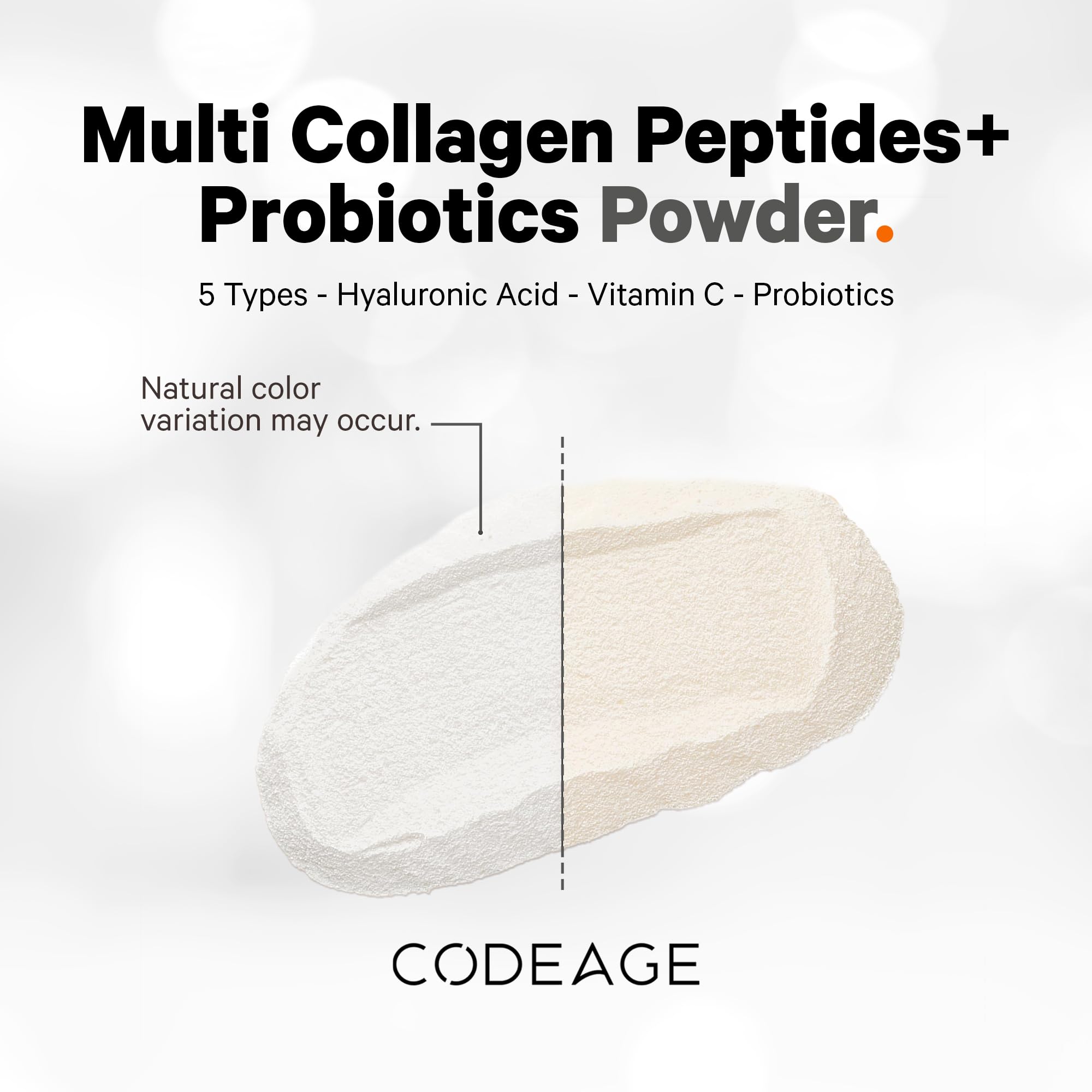 Codeage Multi Collagen Black Edition label closeup highlights zero carbs claim.