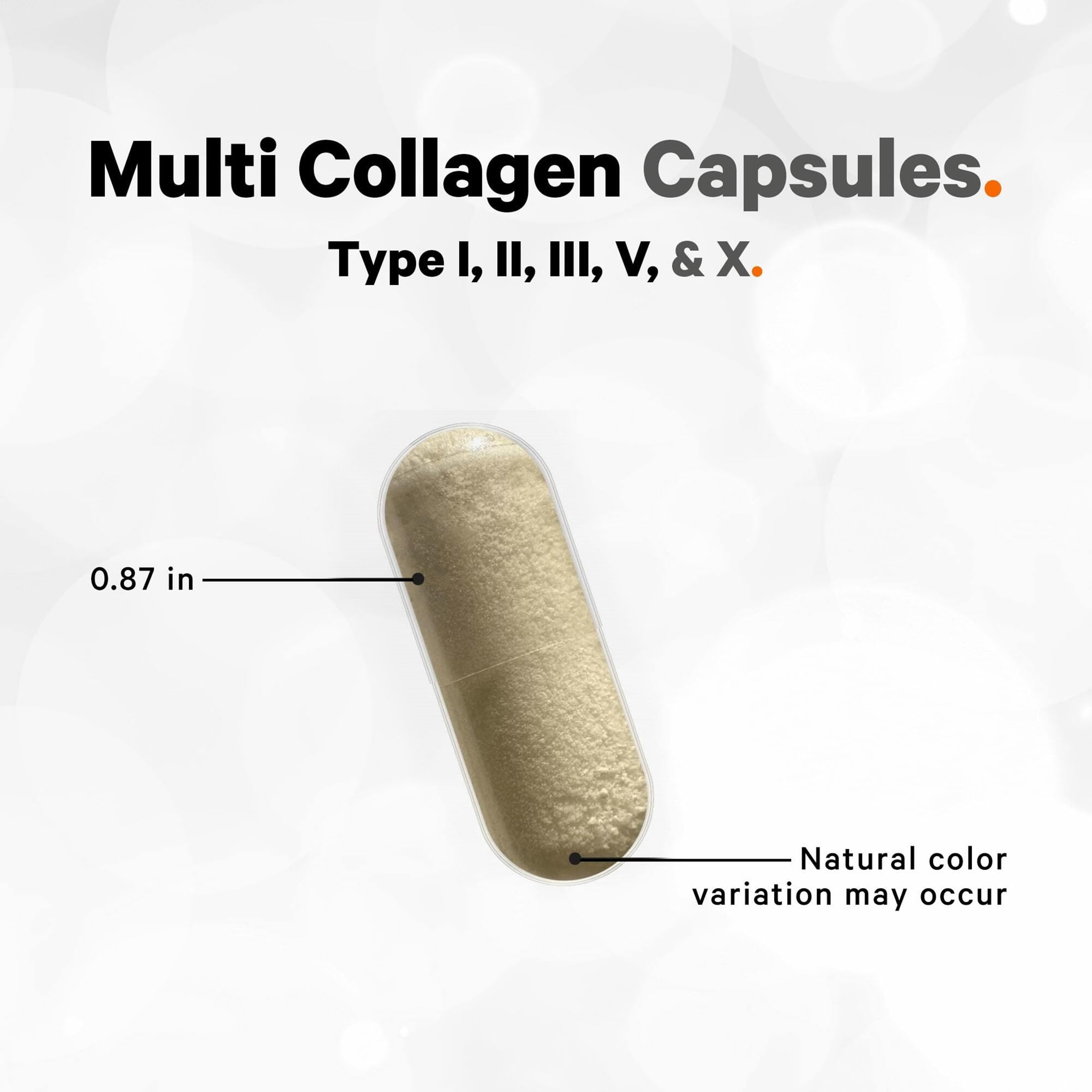 Codeage Multi Collagen bone broth blend sources visible on label