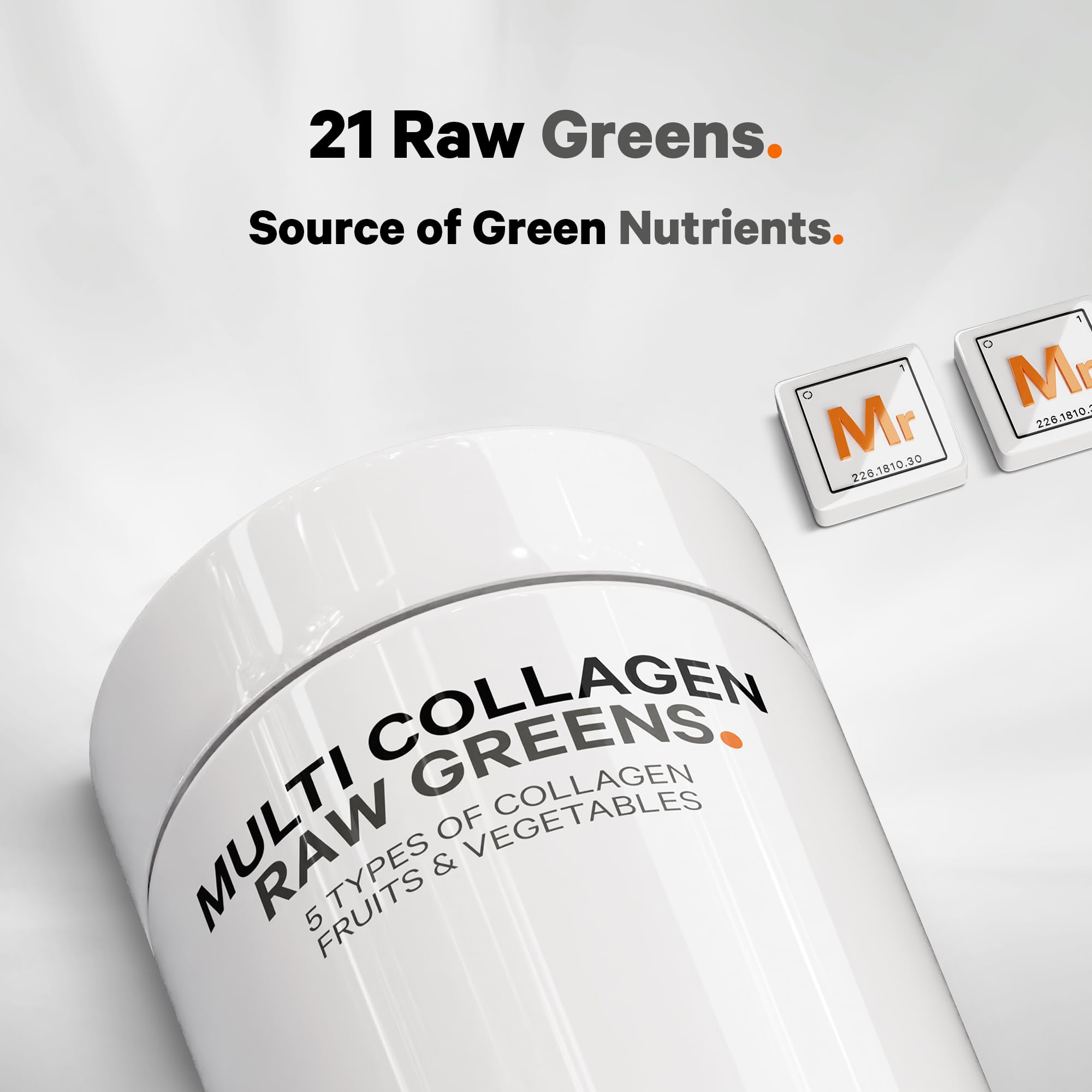 Codeage Multi Collagen Raw Greens 21 organic fruits and vegetables in one