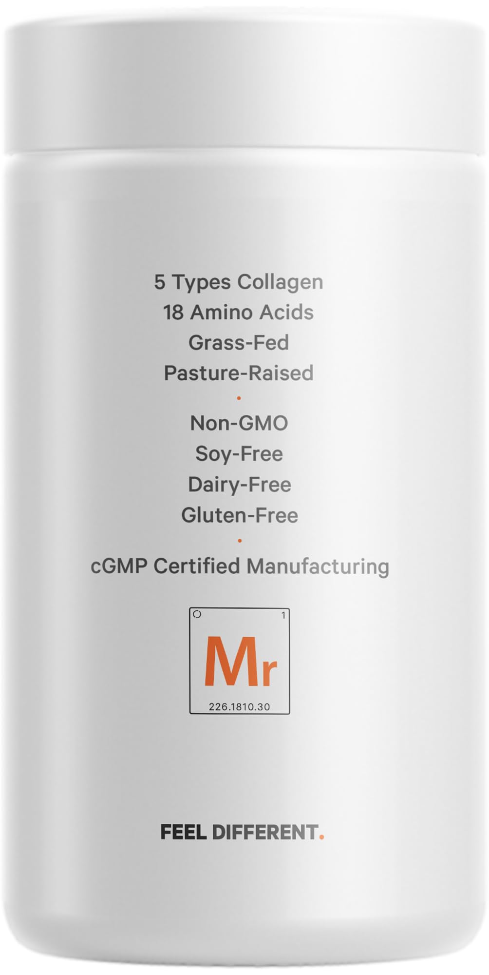 Codeage Multi Collagen Raw Greens USA-made packaging with third-party tested seal