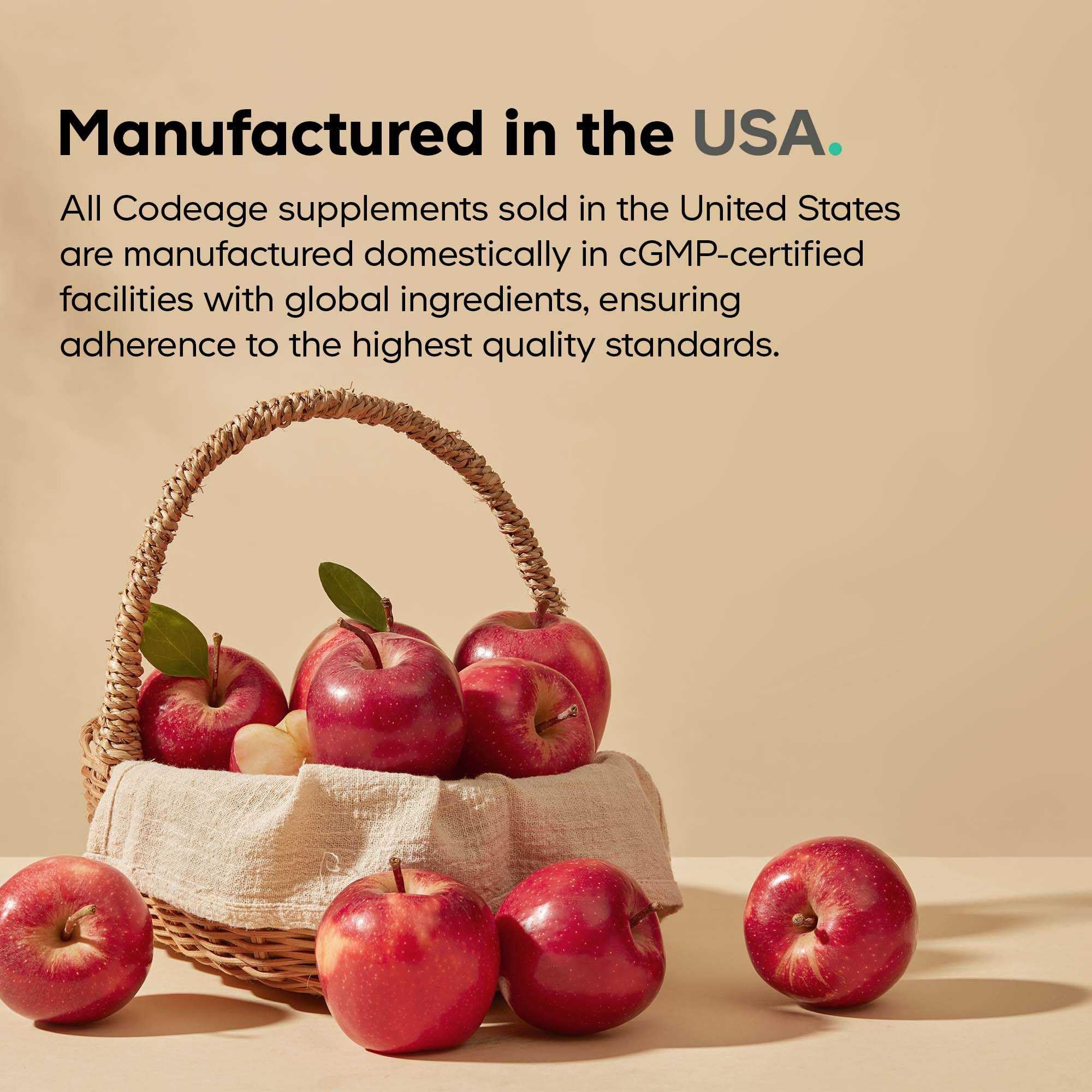 Codeage Liposomal NAC+ Platinum label closeup highlights ingredients.