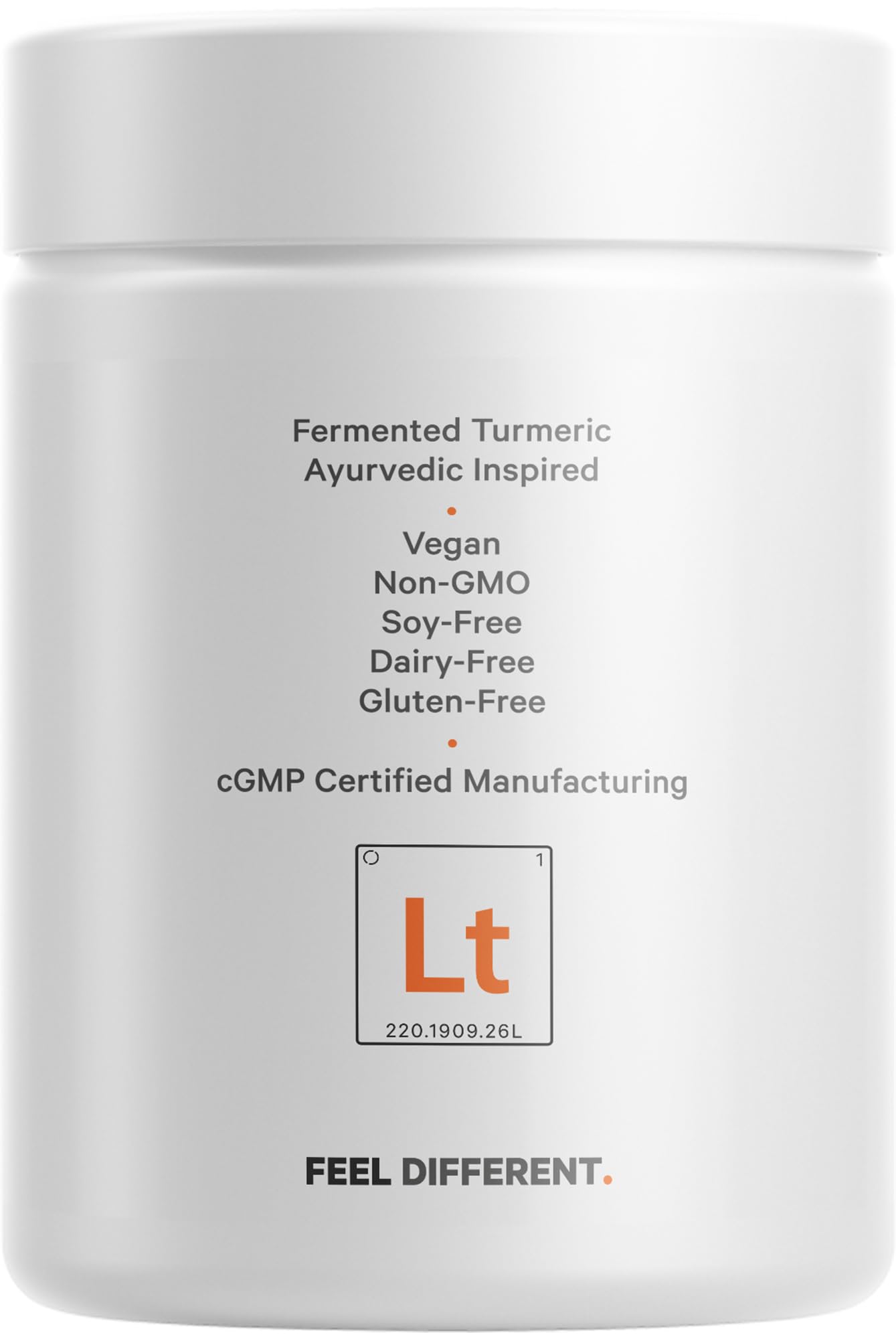 Codeage Organic Turmeric third-party testing seal on packaging