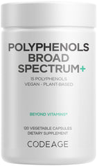 Codeage Polyphenols Broad Spectrum bottle for daily antioxidant support