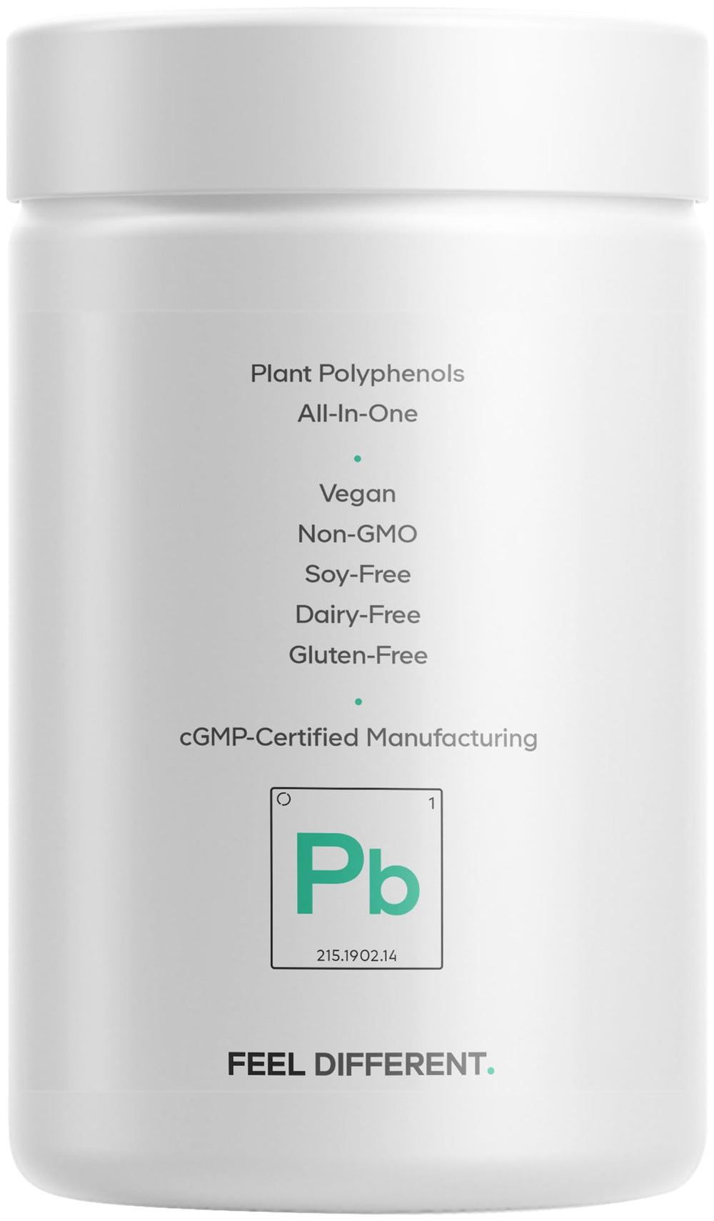 Codeage Polyphenols vegan capsules packaging for a plant-based lifestyle