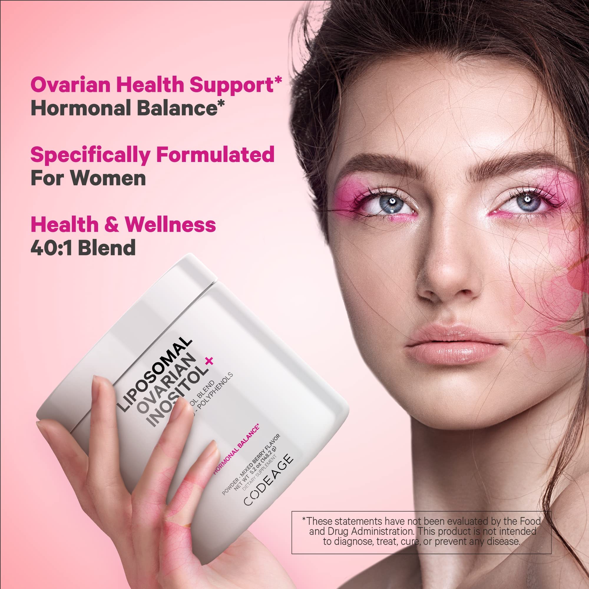 Codeage Pomegranate and Wild Blueberry extracts visual for phytonutrient boost.