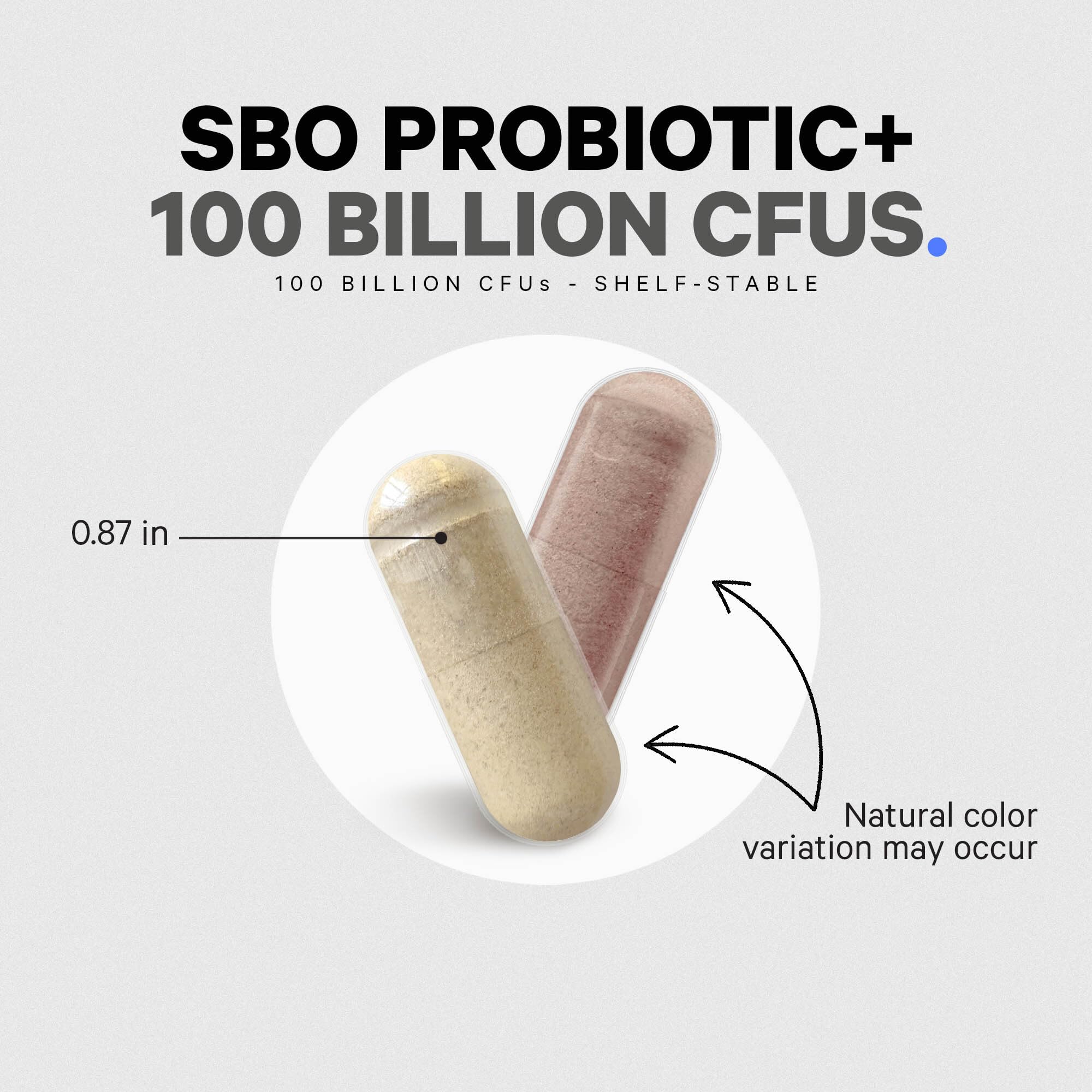 Codeage SBO Probiotic 45-day supply image suggesting long-lasting value
