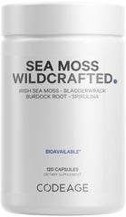 Codeage Sea Moss Wildcrafted bottle front for daily vegan routine