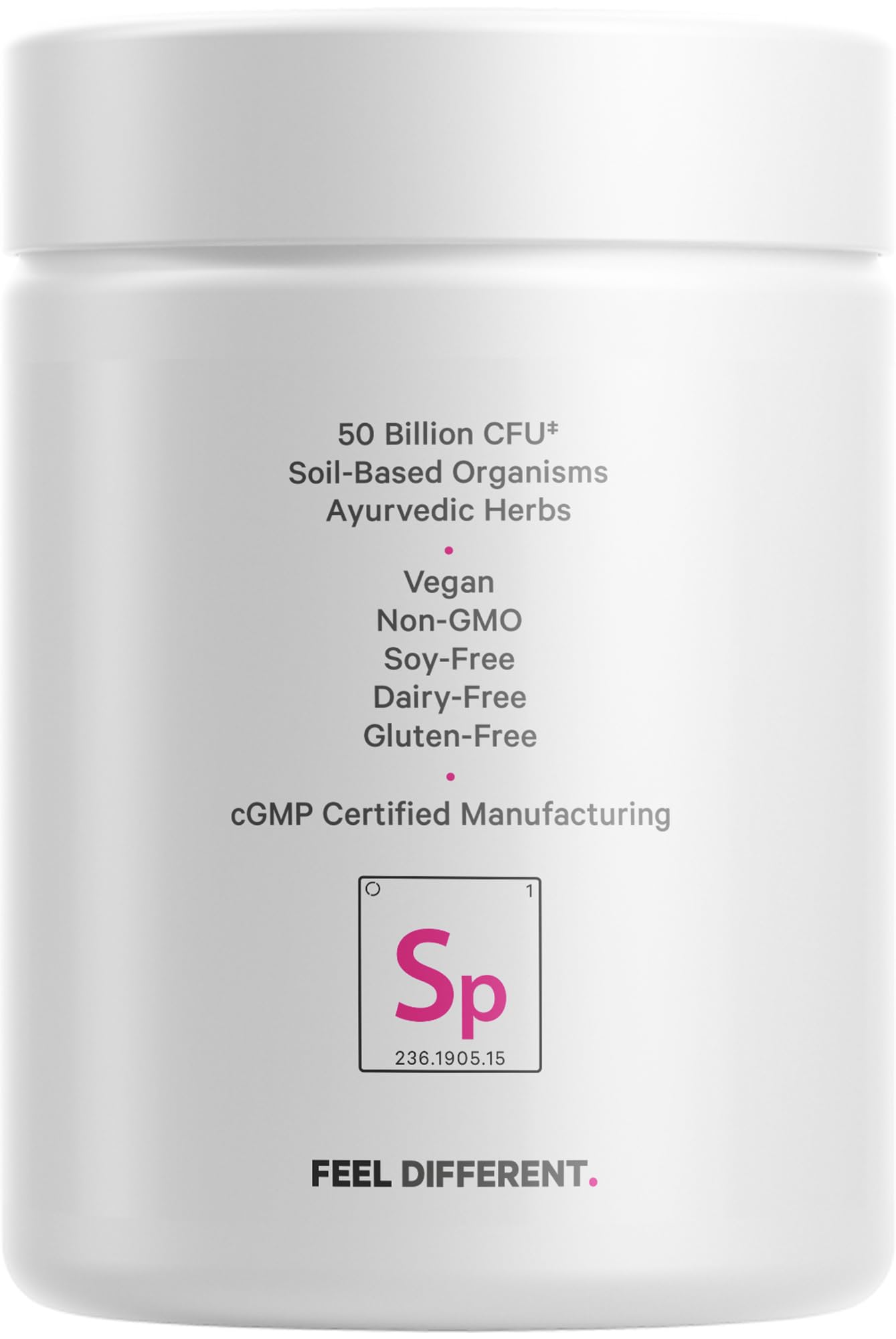 60 capsules count on Codeage Skin Probiotics packaging.