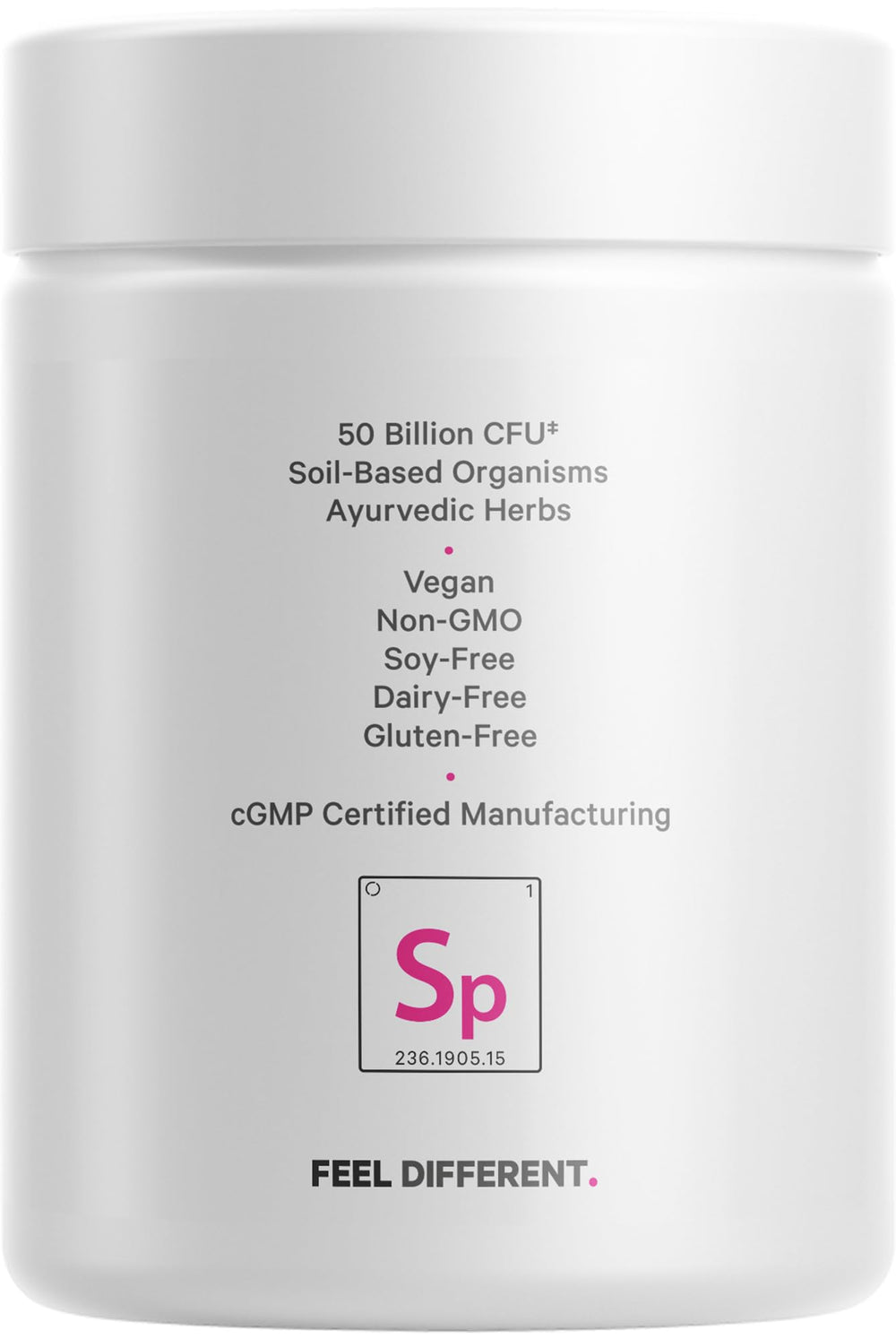 60 capsules count on Codeage Skin Probiotics packaging.