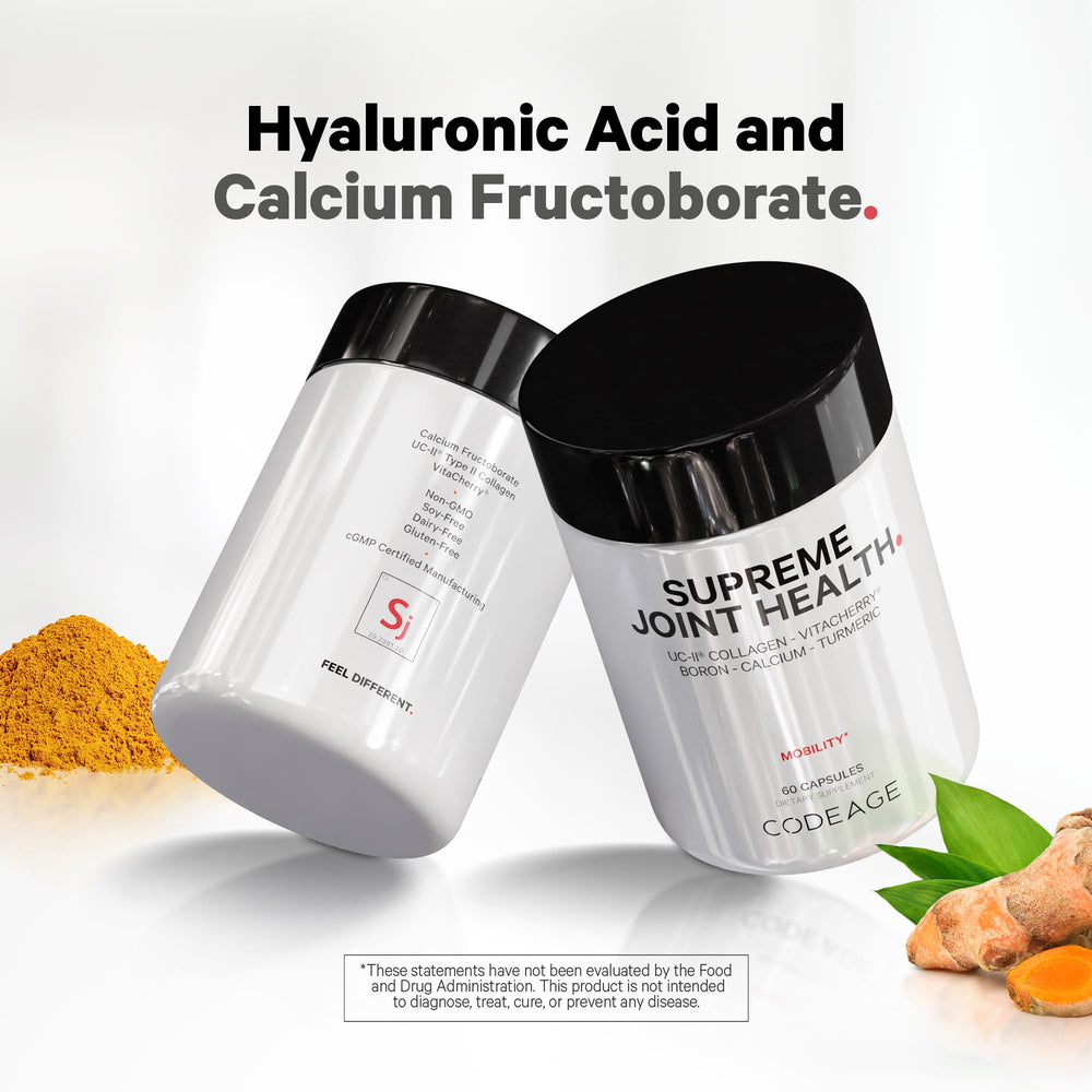 Codeage Supreme Joint Health hyaluronic acid capsule highlight for joint lubrication