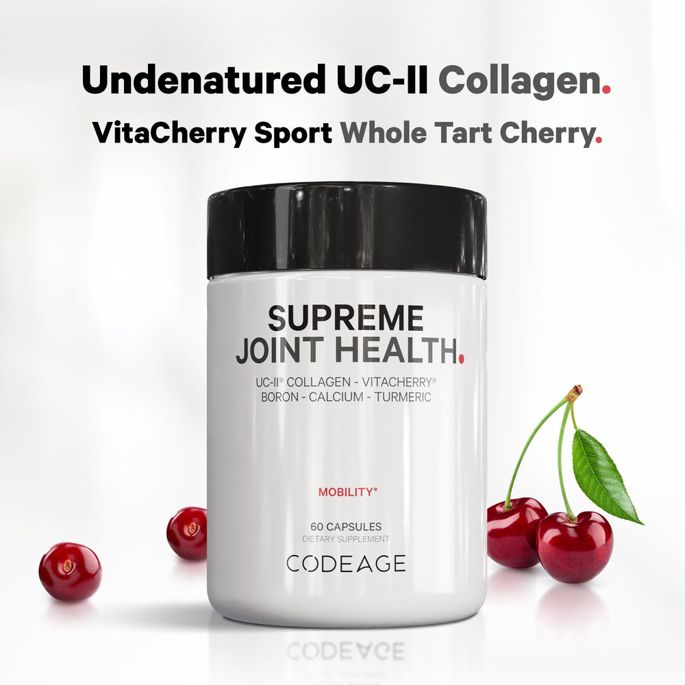Codeage Supreme Joint Health turmeric root capsules ready for daily use, may support activity comfort