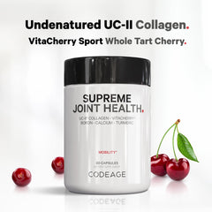 Codeage Supreme Joint Health turmeric root capsules ready for daily use, may support activity comfort