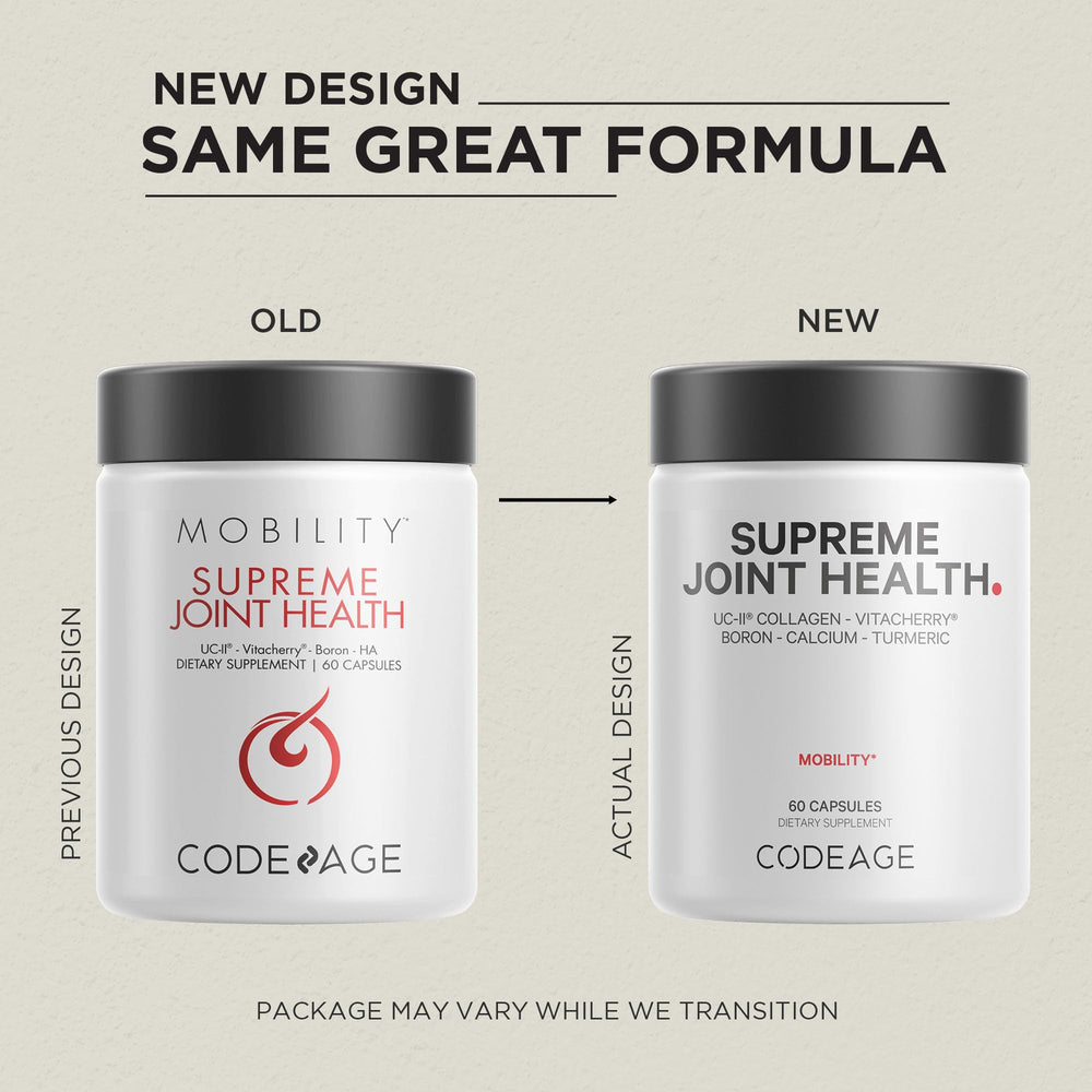 Codeage Supreme Joint Health VitaCherry Sport cherries image highlighting tart cherry extract for recovery after activity