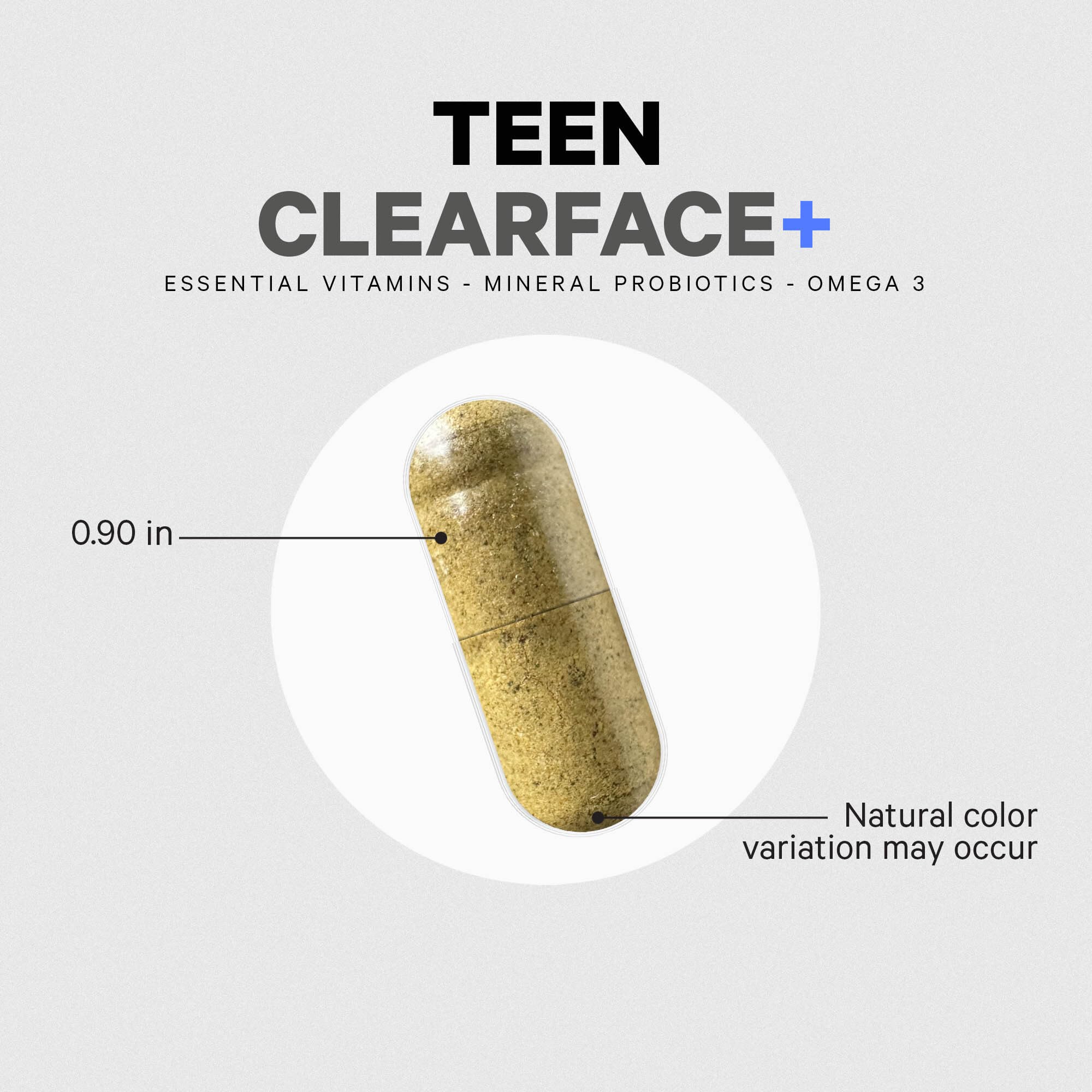 Zinc and minerals illustration on Codeage Clearface packaging.
