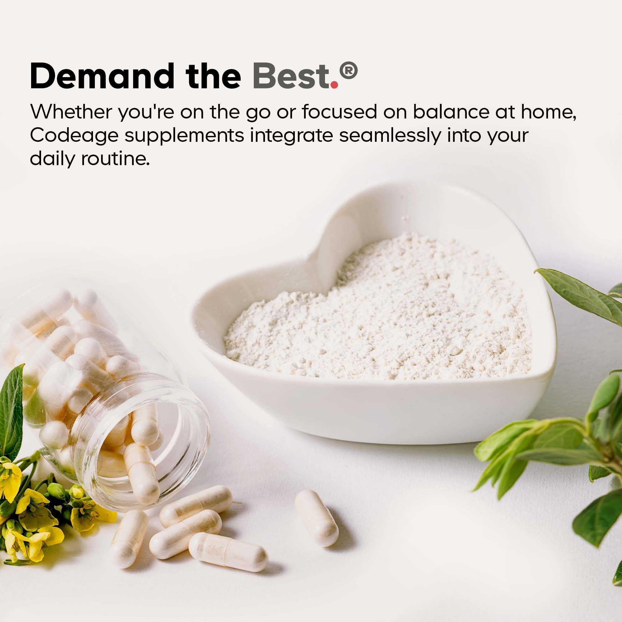 Fermented spinach powder visual highlighting plant-based ingredient