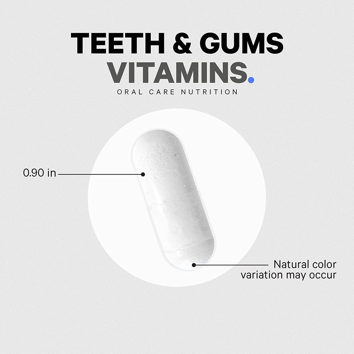 Codeage Teeth & Gums minerals image spotlights phosphorus, zinc, and potassium.