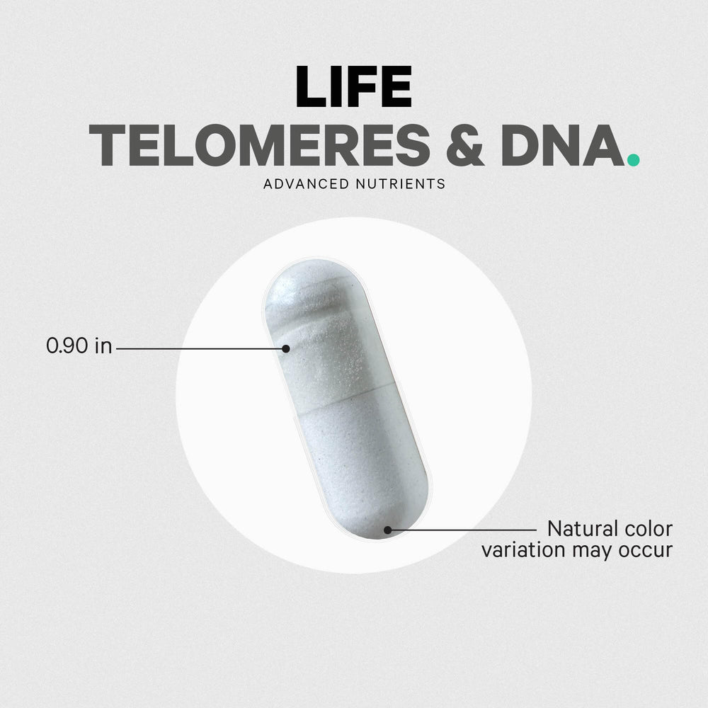 Codeage Ultra Life Telomeres non-GMO and allergen-free label