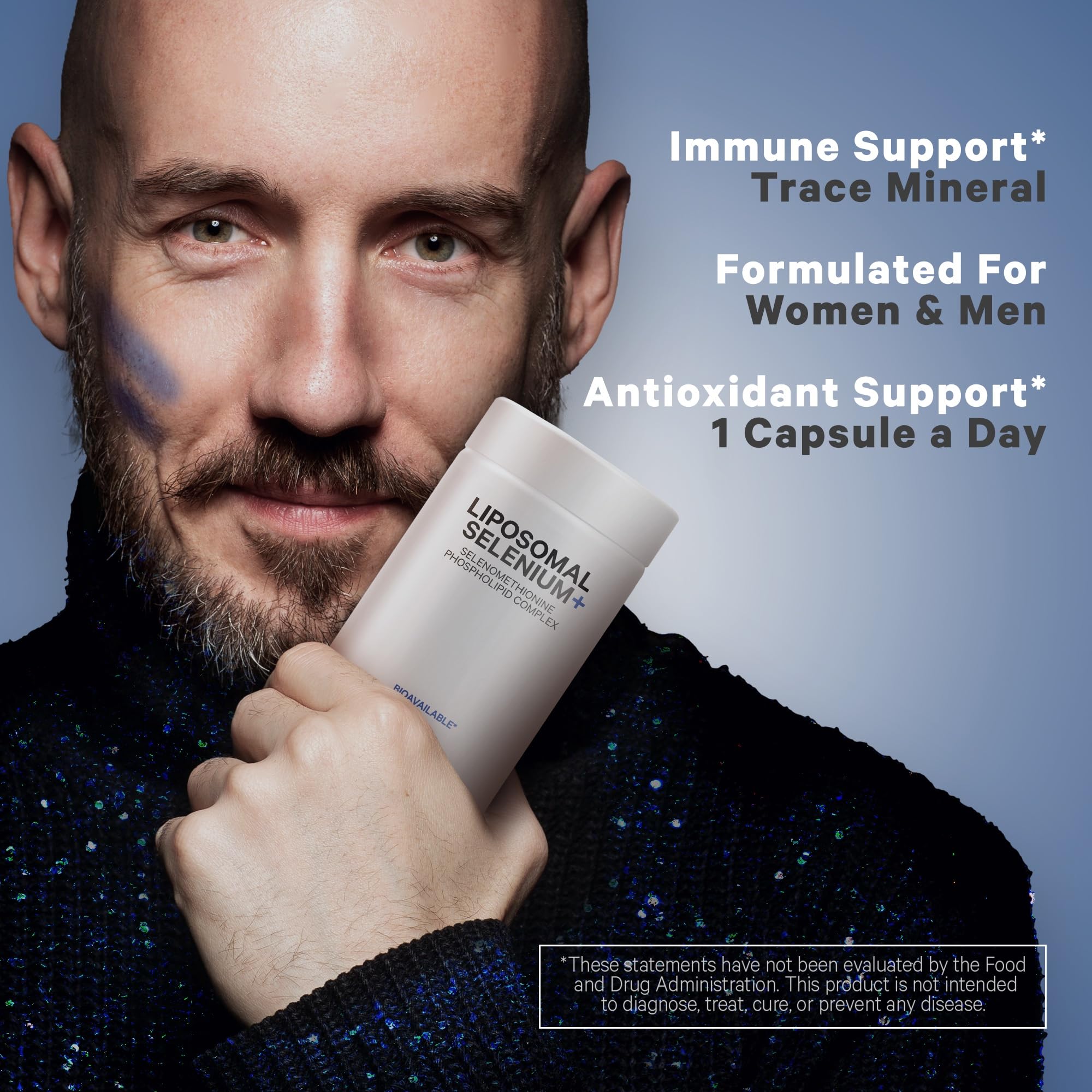 Codeage vegan selenium capsules highlighted as dairy-free and gluten-free.