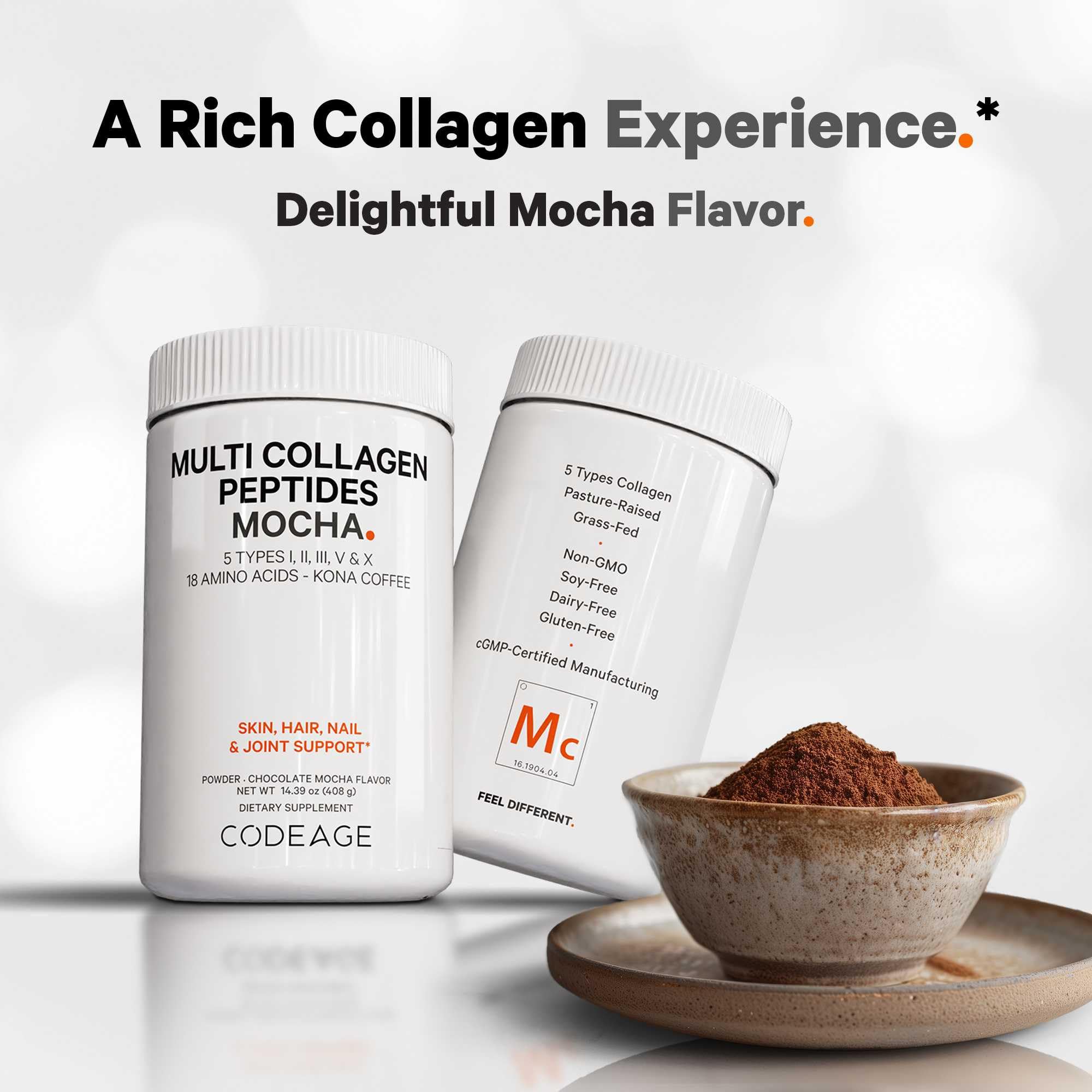 Codeage Wild-Caught Marine Collagen adds marine protein to drinks.