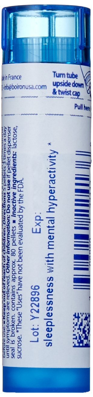 Boiron Coffea Cruda 30C packaging and portable dosing for travel