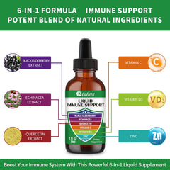Cofure zinc quercetin vitamin C D3 liquid with high absorption.
