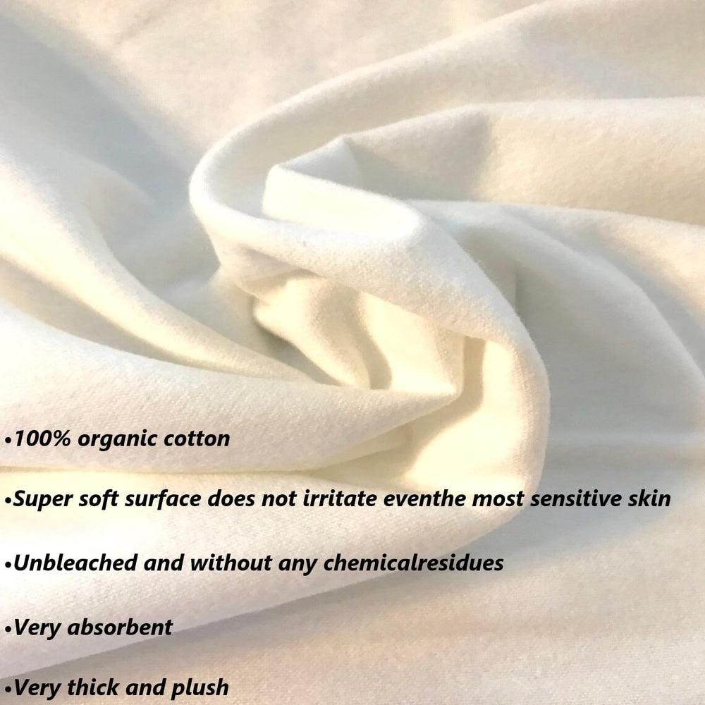 Cogetoro flannel used with castor oil pack on abdomen.
