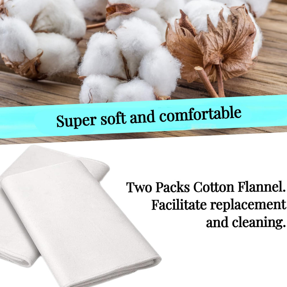 Cogetoro flannel edges serged for a clean, long-lasting finish.