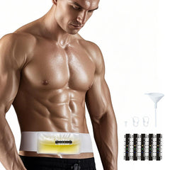 Coinore urine test bag on belt with 2oz to 4oz capacity for mobile testing