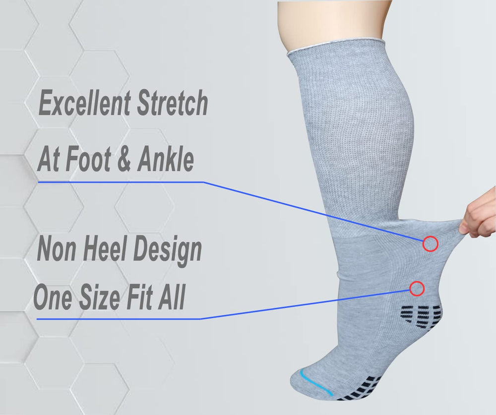 COIYUFUX bariatric-friendly socks easy to wear and non-binding