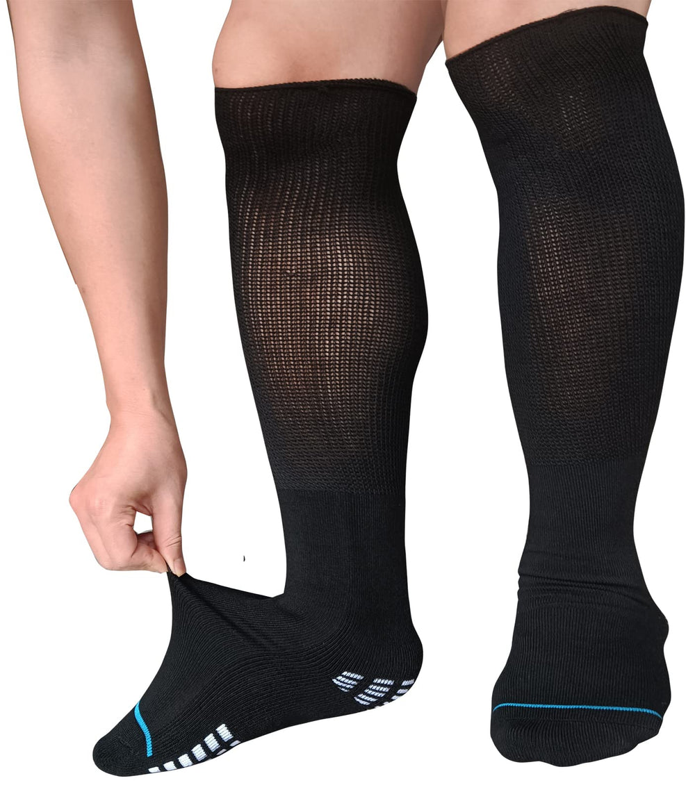 COIYUFUX easy-on diabetic socks that are machine washable for everyday care