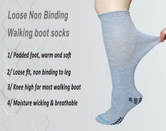 COIYUFUX lymphedema socks for wide calves and swollen ankles