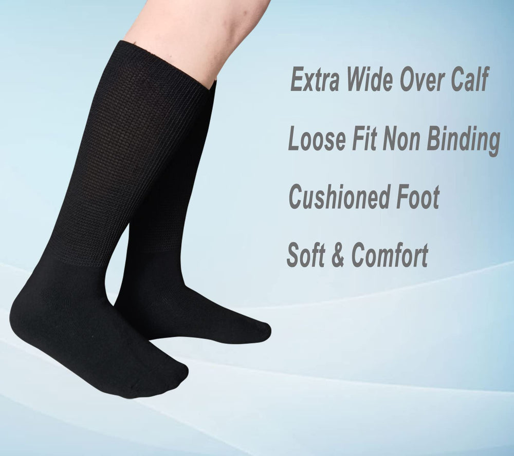 COIYUFUX cast-leg friendly socks, moisture-wicking comfort.