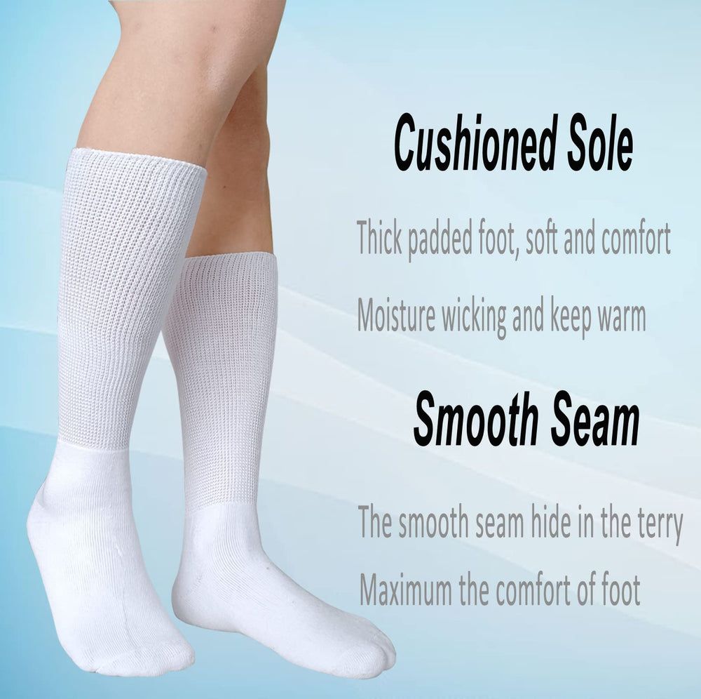 COIYUFUX cast-friendly sock over wide calf for easy wear
