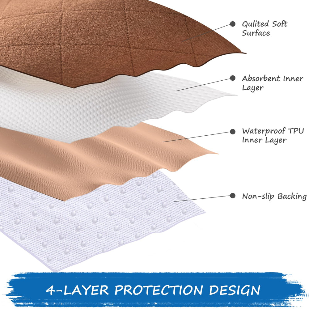 Coldwind chair pad offers up to 8 cups absorbency for messes.