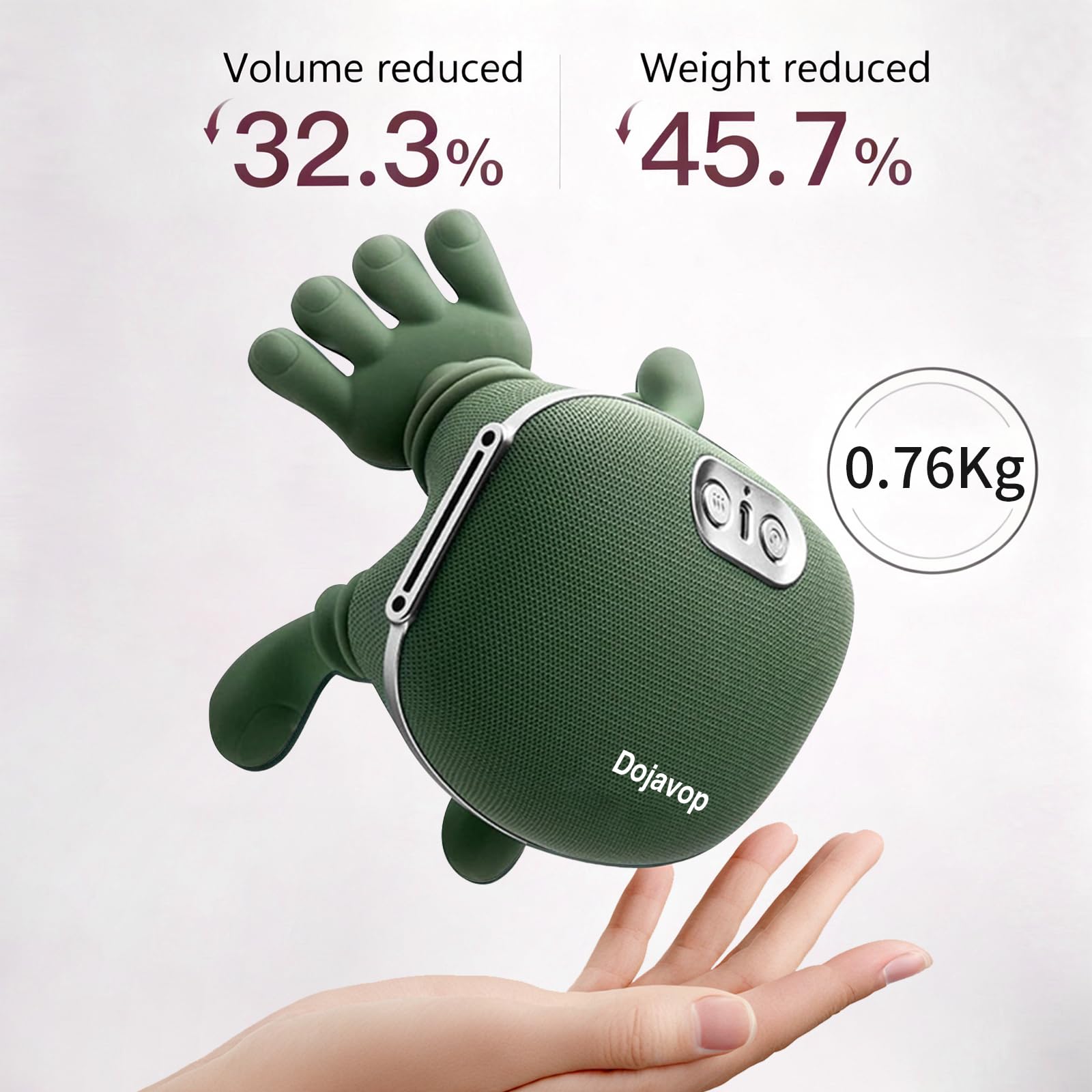 Coliatik cordless USB-C massager ready for on-the-go use.