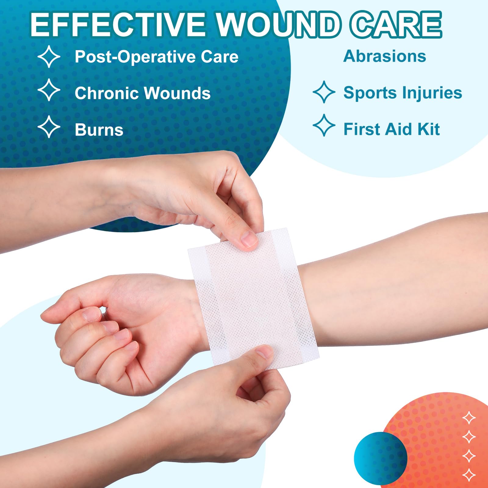 Colingmill sterile non-stick pad prevents sticking and pain