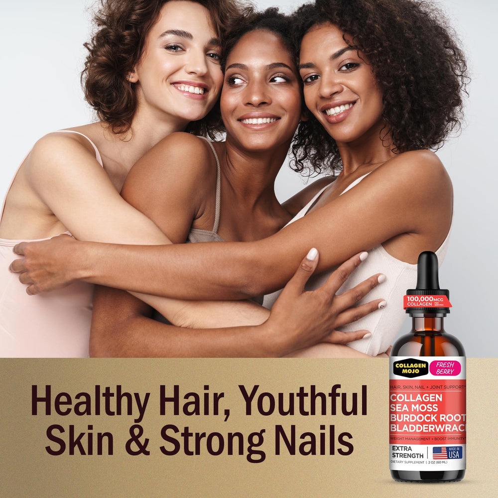 Collagen Mojo bladderwrack ingredient image signals holistic hair and skin care.