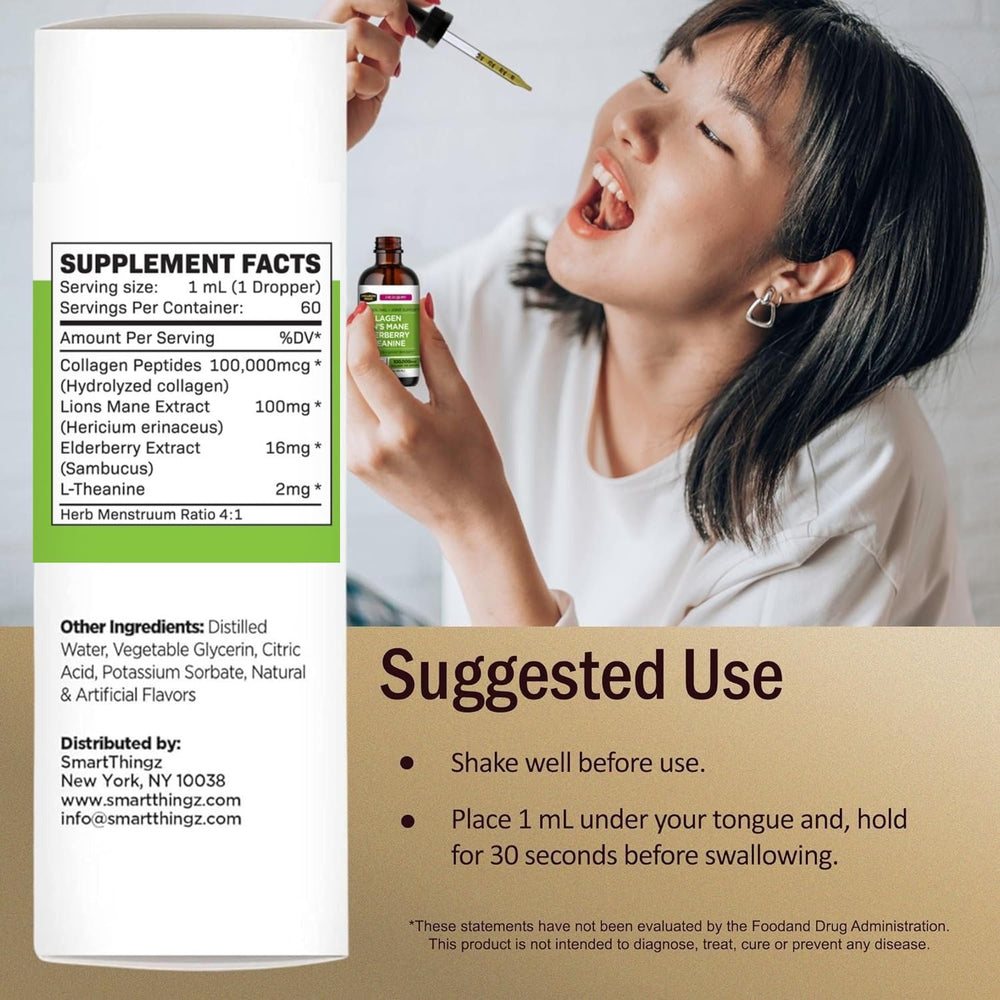 Collagen Mojo with lion's mane signals focus and cognitive support