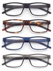 Colloddiss spring hinge reading glasses in black for daily comfortable wear.