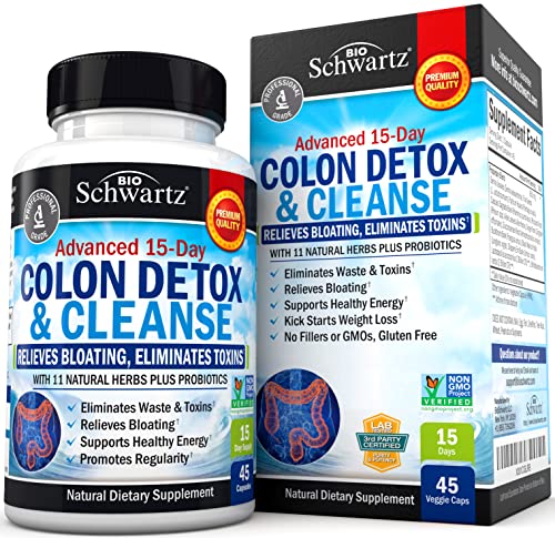 Colon Cleanser bottle pour for quick digestive support and comfort