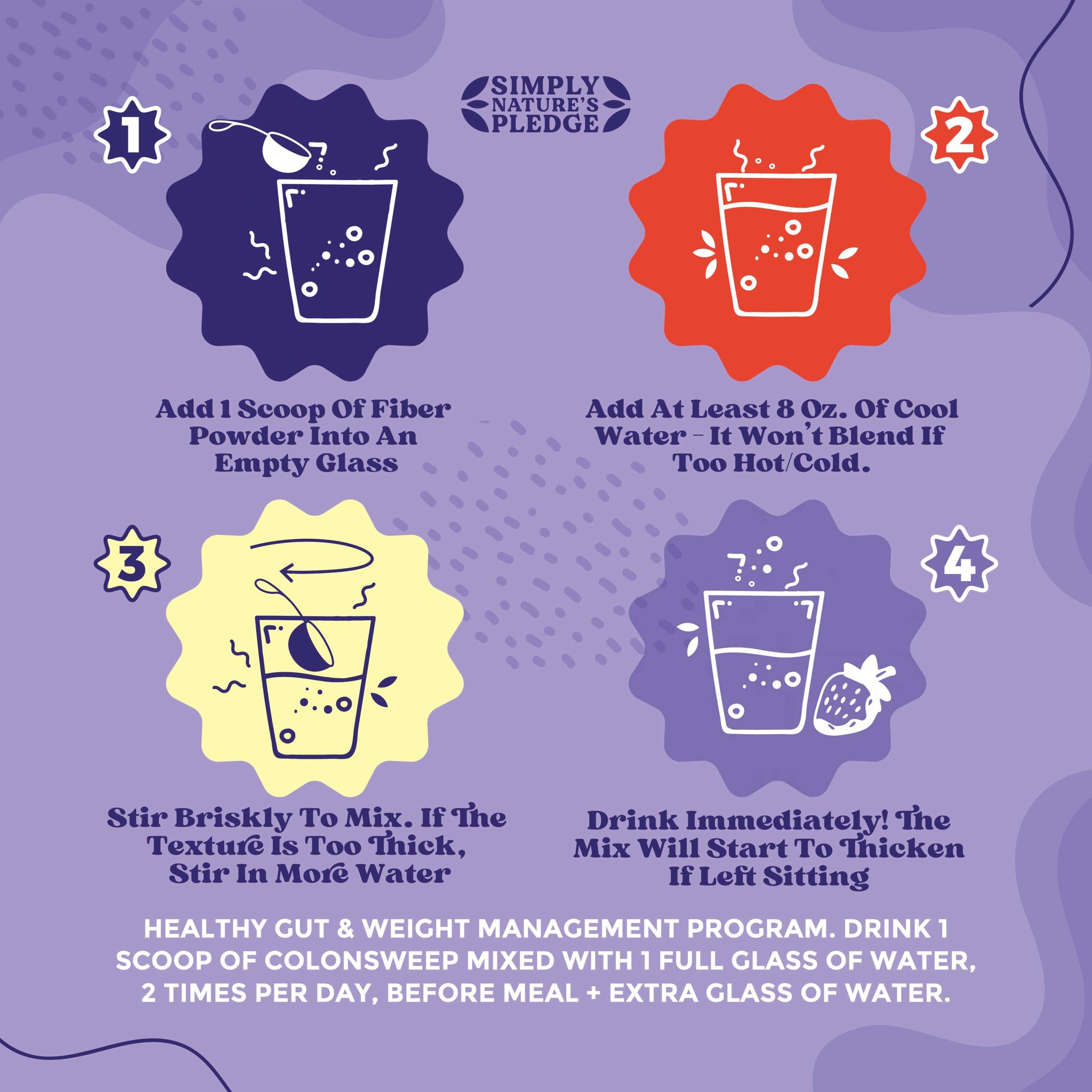 COLON SWEEP probiotic blend label shows 2B CFU for gut health support.