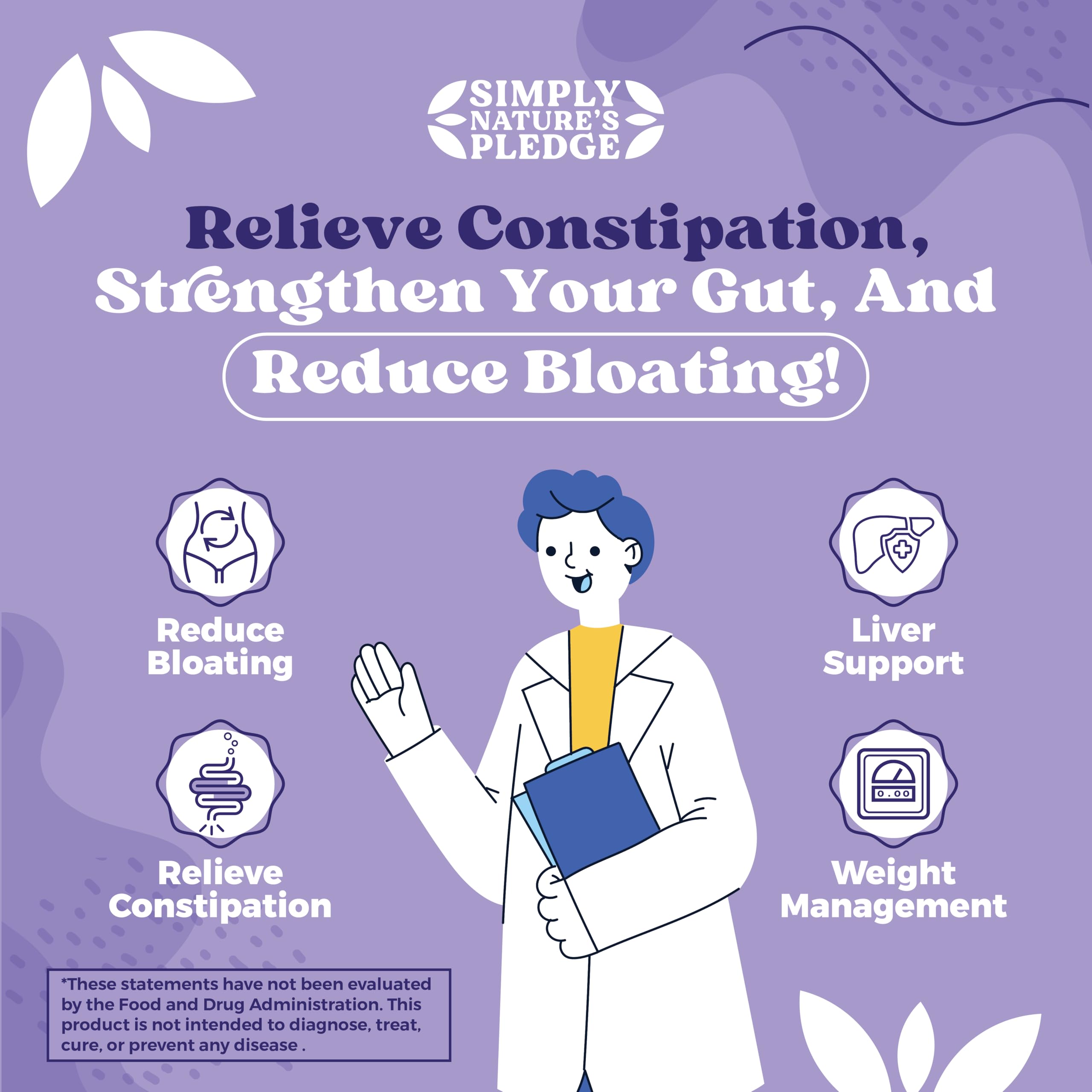 COLON SWEEP shake in glass highlights a simple gut-friendly routine.