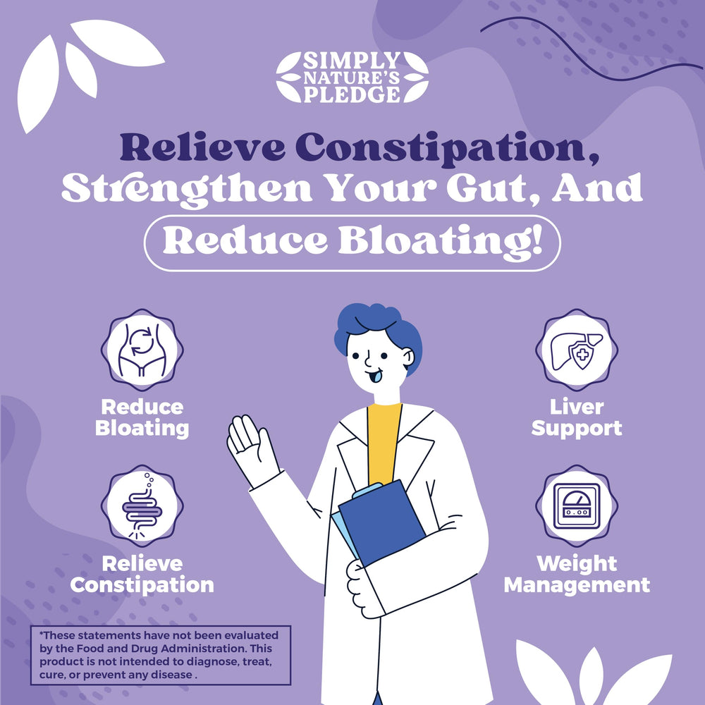 COLON SWEEP shake in glass highlights a simple gut-friendly routine.