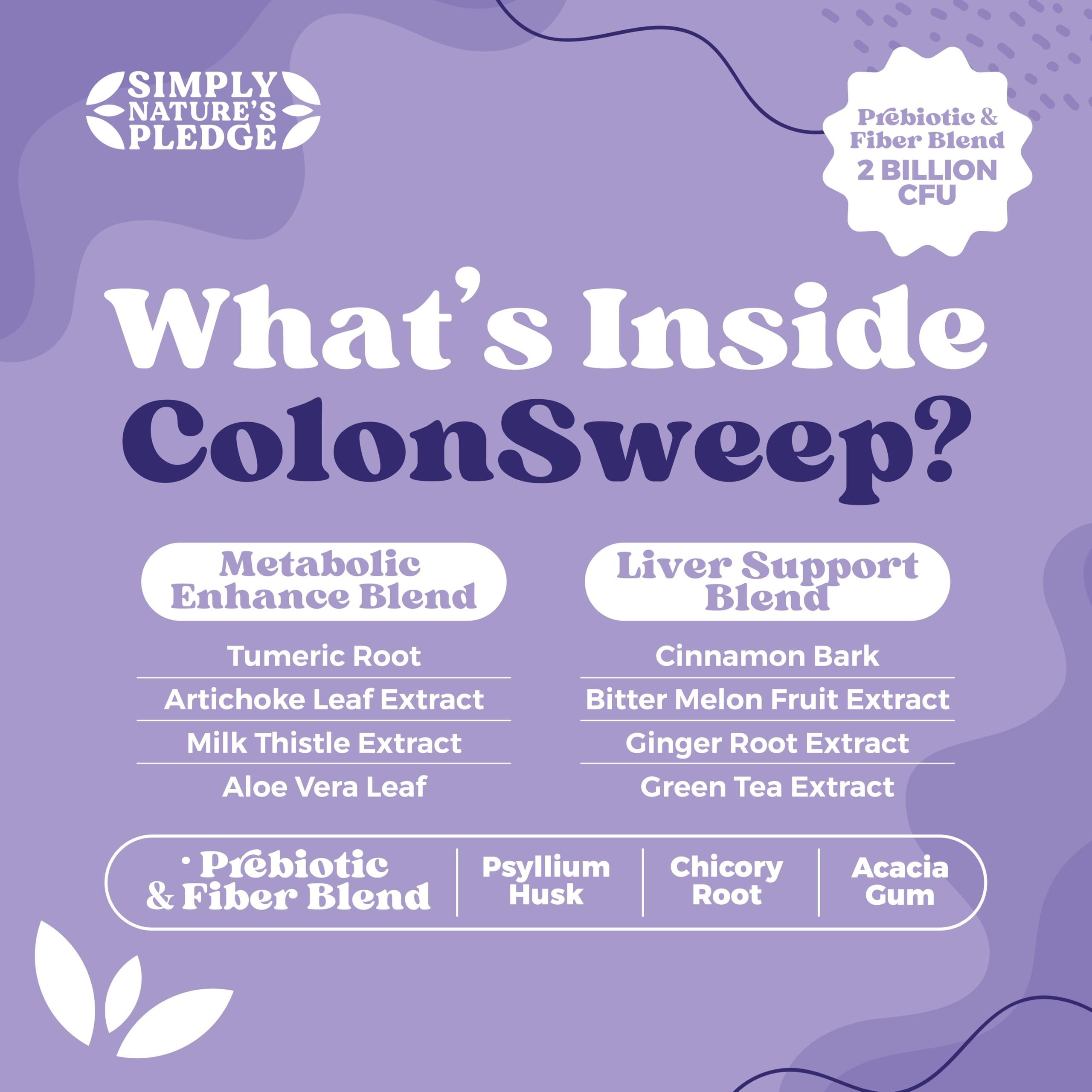 COLON SWEEP sugar-free digestive supplement offers gluten-free fiber option for daily use.