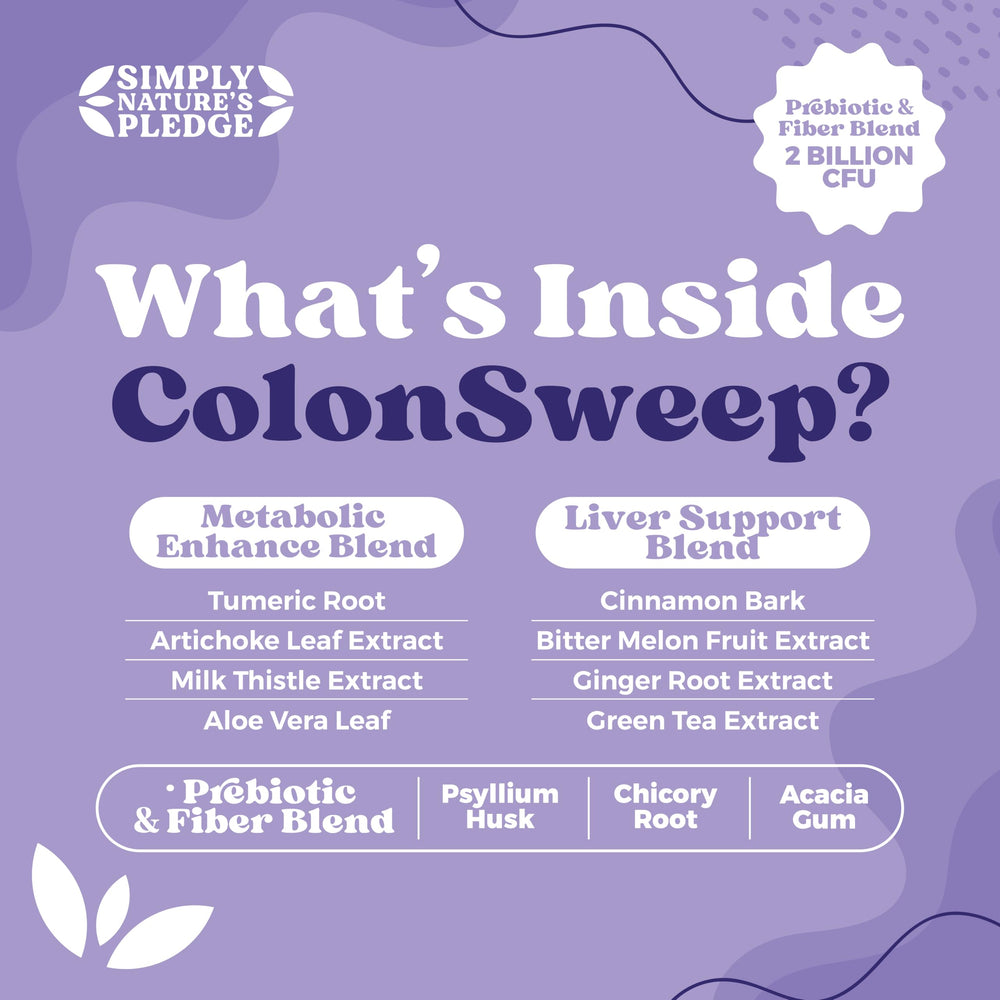 COLON SWEEP sugar-free digestive supplement offers gluten-free fiber option for daily use.